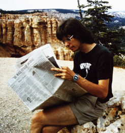 Wall Street Journal près du Grand Canyon